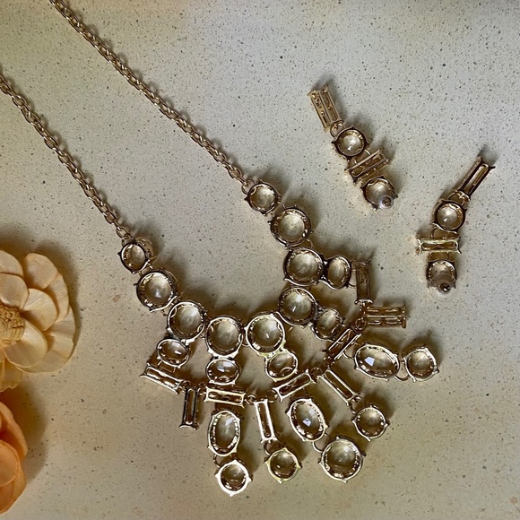 Chicos Necklace and Pierced Earring Set - Picture 8 of 10